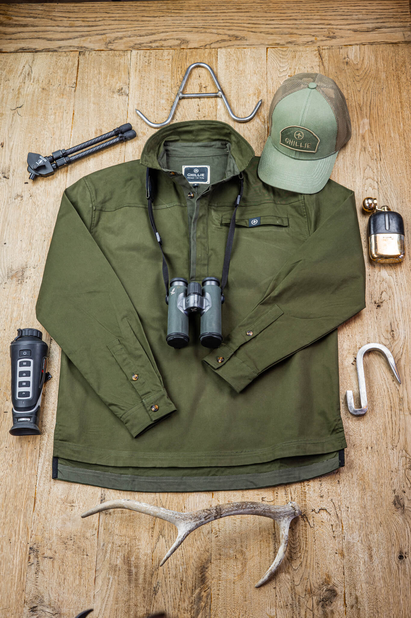 Hill Loch Shirt - Heather Green