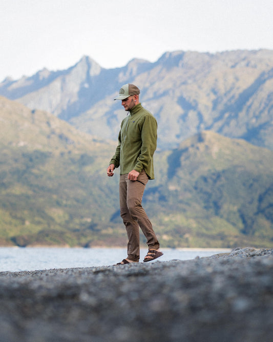 Kinloch Recycled Fleece Shirt - Lichen Green