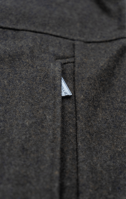 Torr Wool Gilet - Peat