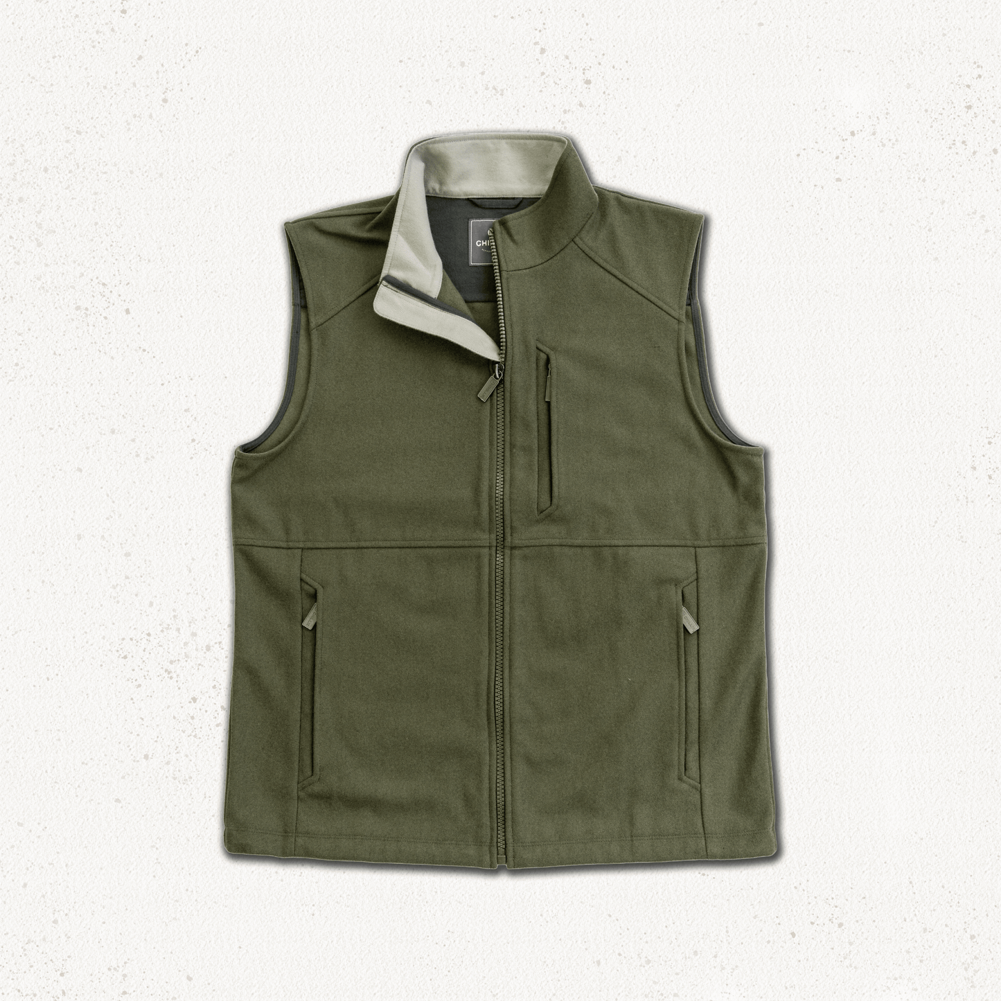 Torr Wool Gilet - Heather Green