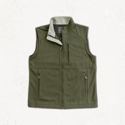 Torr Wool Gilet - Heather Green