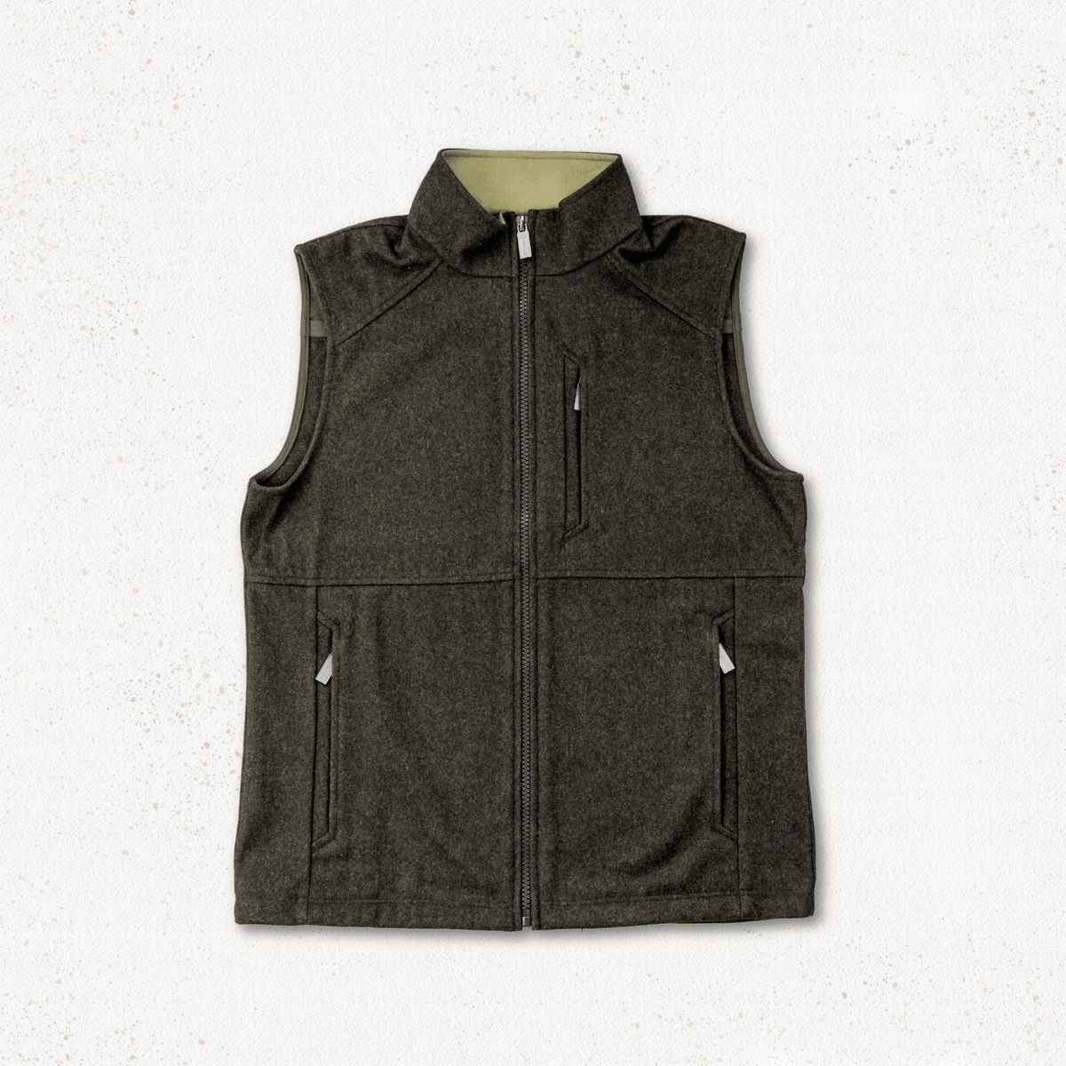 Torr Wool Gilet - Peat