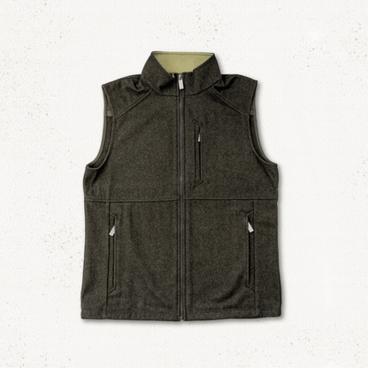 Torr Wool Gilet - Peat