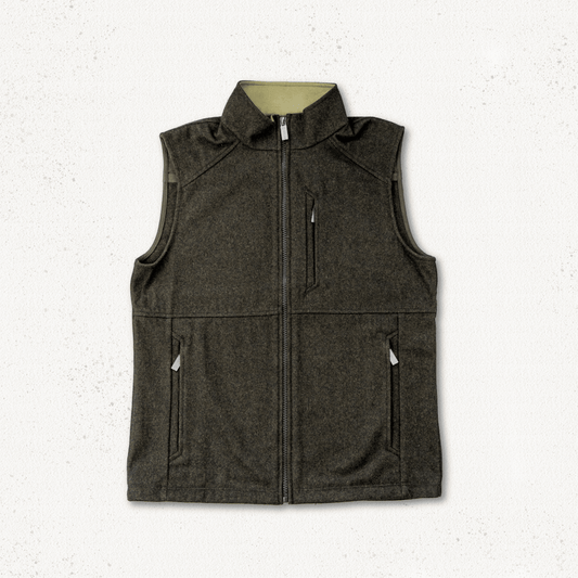 Torr Wool Gilet - Peat