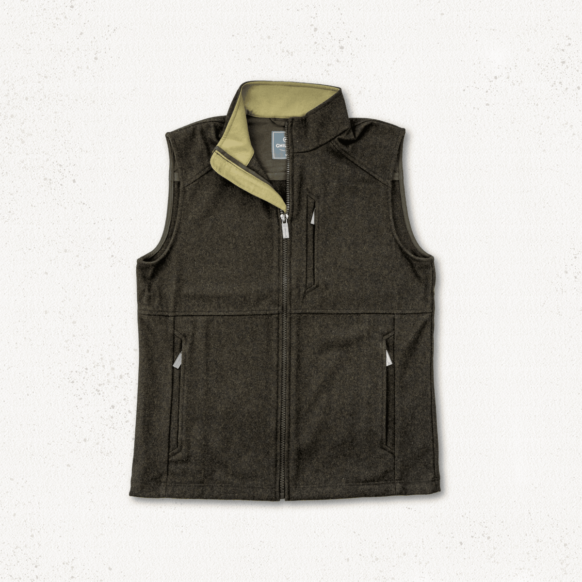 Torr Wool Gilet - Peat