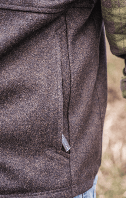 Torr Wool Gilet - Peat