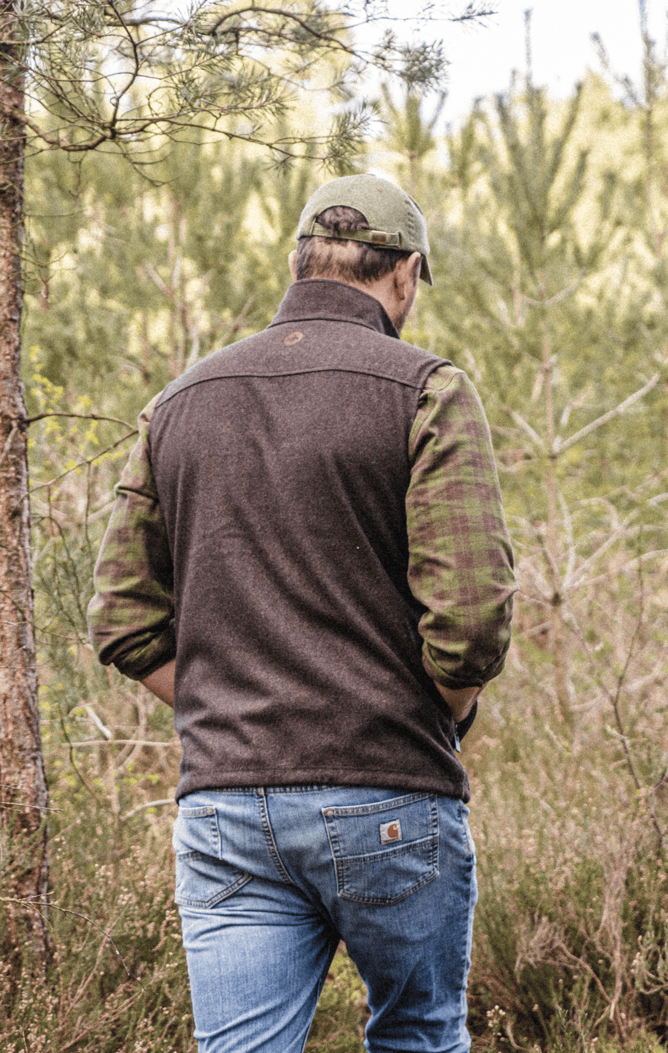 Torr Wool Gilet - Peat