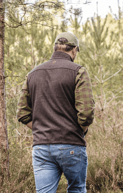 Torr Wool Gilet - Peat