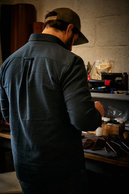 Munro Flannel Shirt - Seastorm