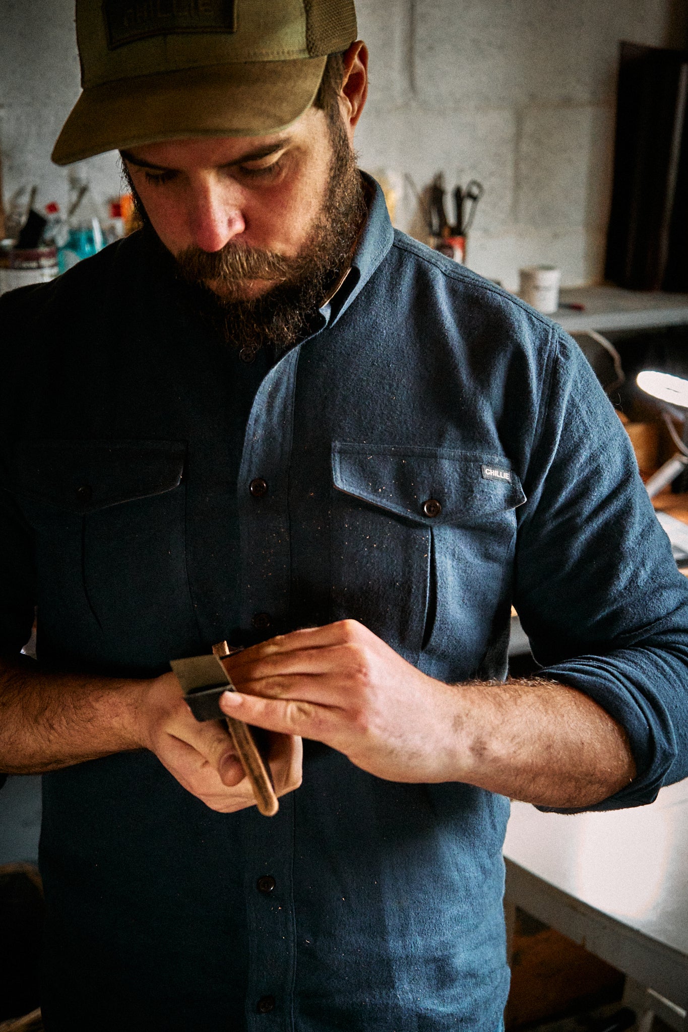 Munro Flannel Shirt - Seastorm