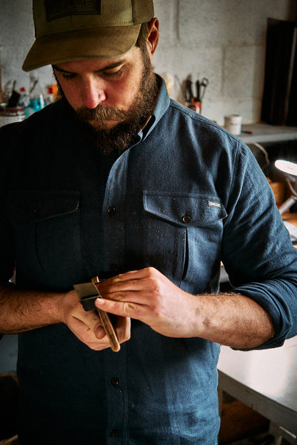 Munro Flannel Shirt - Seastorm