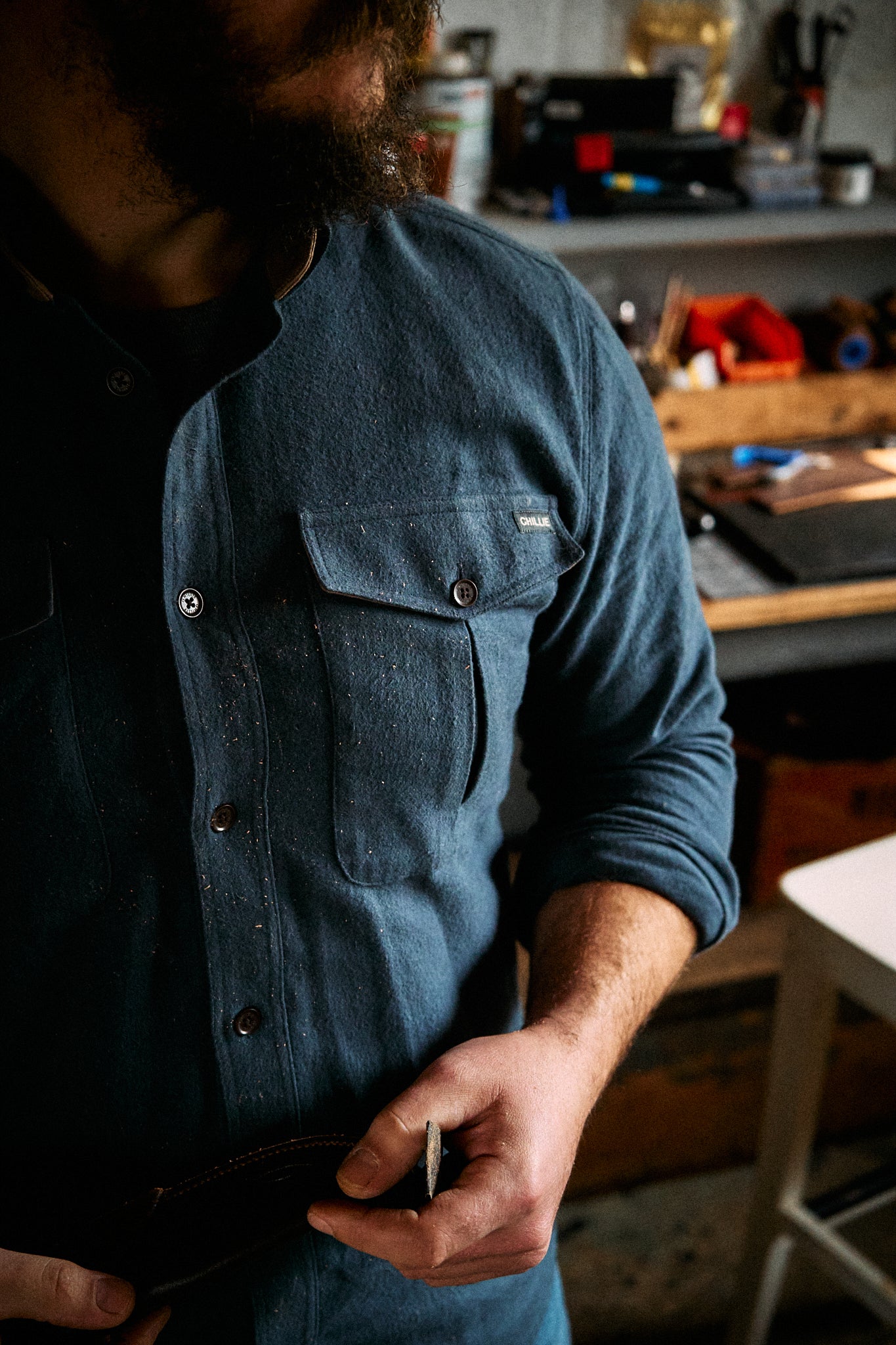 Munro Flannel Shirt - Seastorm