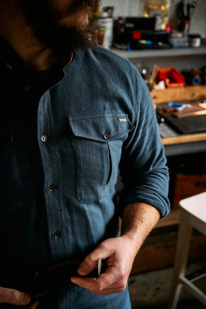 Munro Flannel Shirt - Seastorm