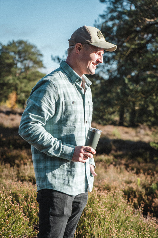 Brae Flannel Shirt - Marine