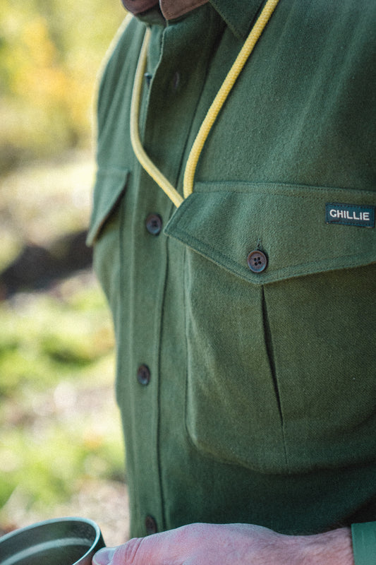 Munro Flannel Shirt - Rifle Green