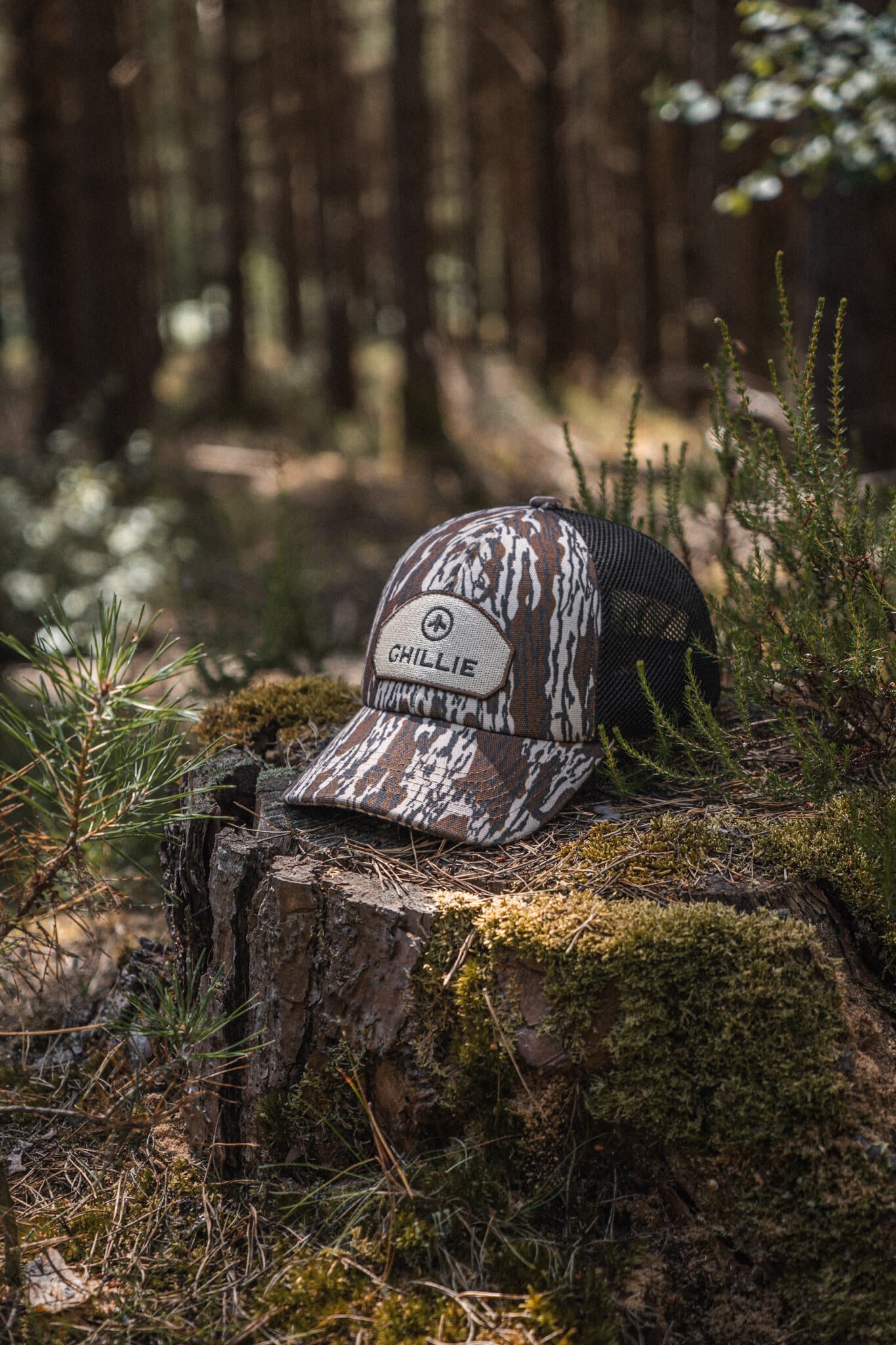 Camo Trucker Cap - Bark