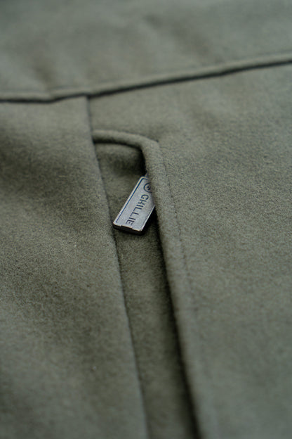 Torr Wool Gilet - Heather Green