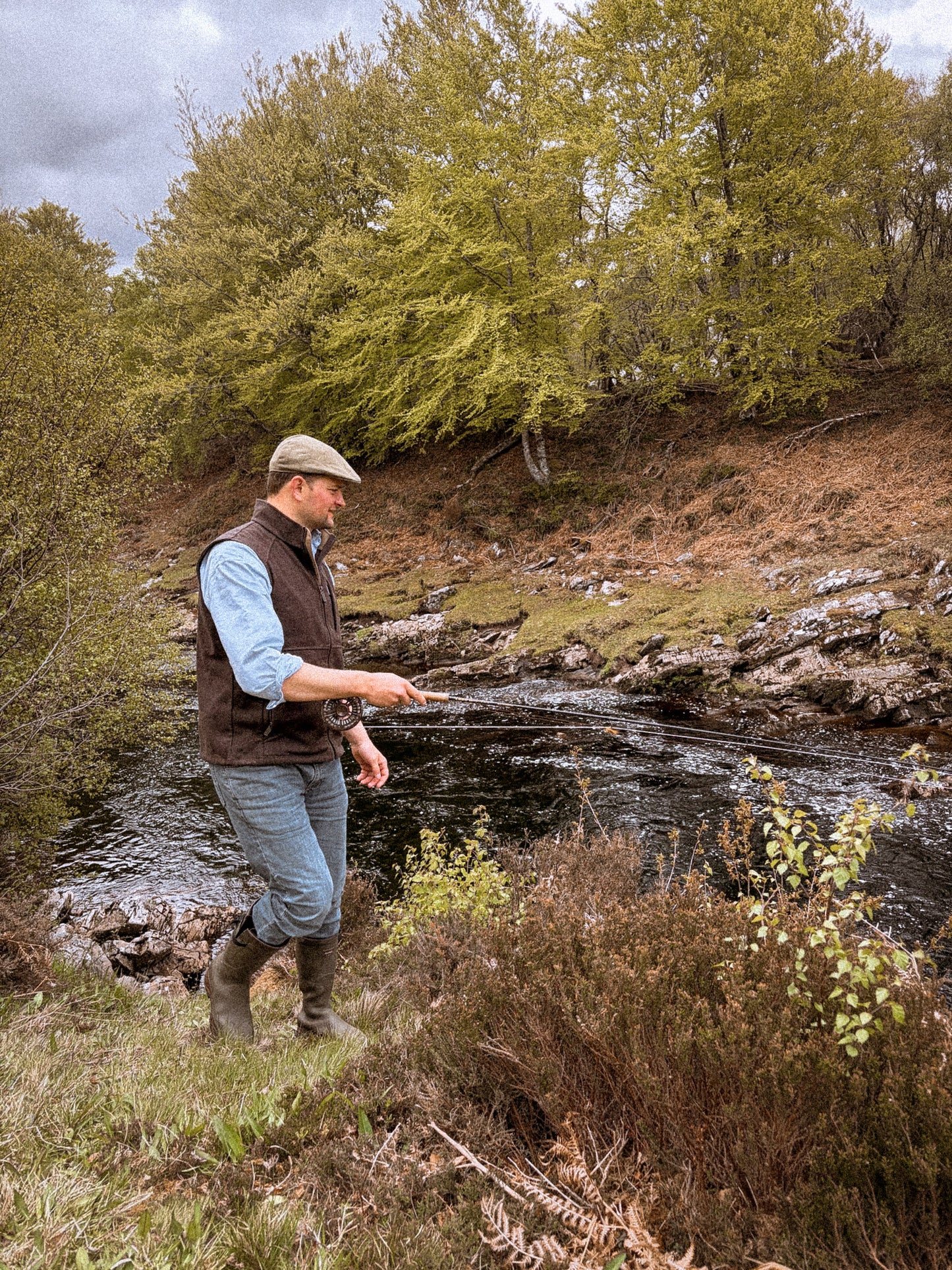Torr Wool Gilet - Peat