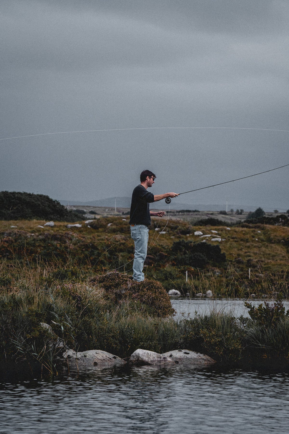 Tarbert Fisherman's Jumper - Slate